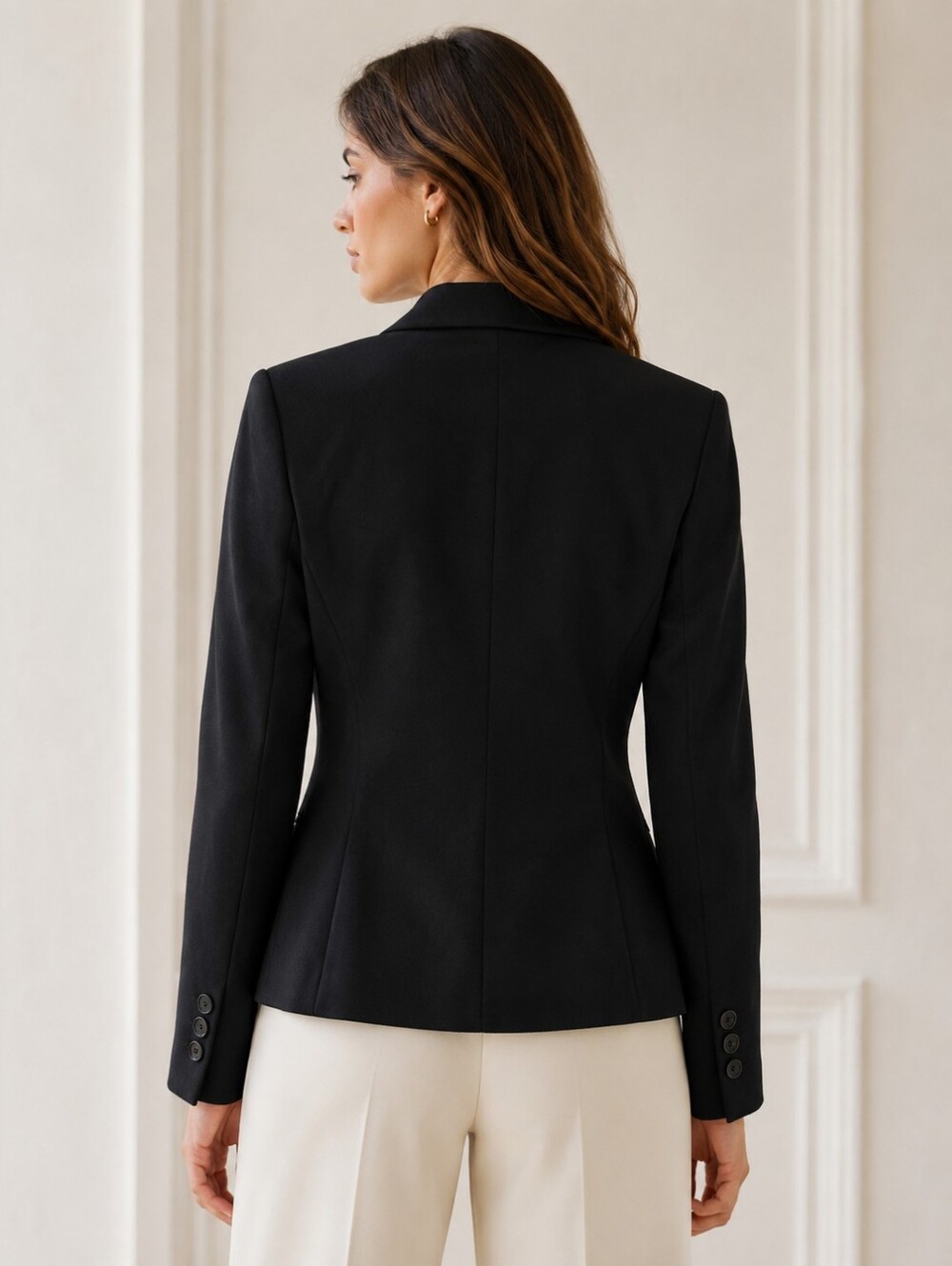 Tahari | Black Tailored Black Blazer | Classic Office Workwear Jacket | Size S - Picture 2 of 7